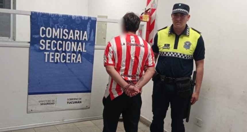 Fue a ver el partido de los San Martín y lo arrestaron 