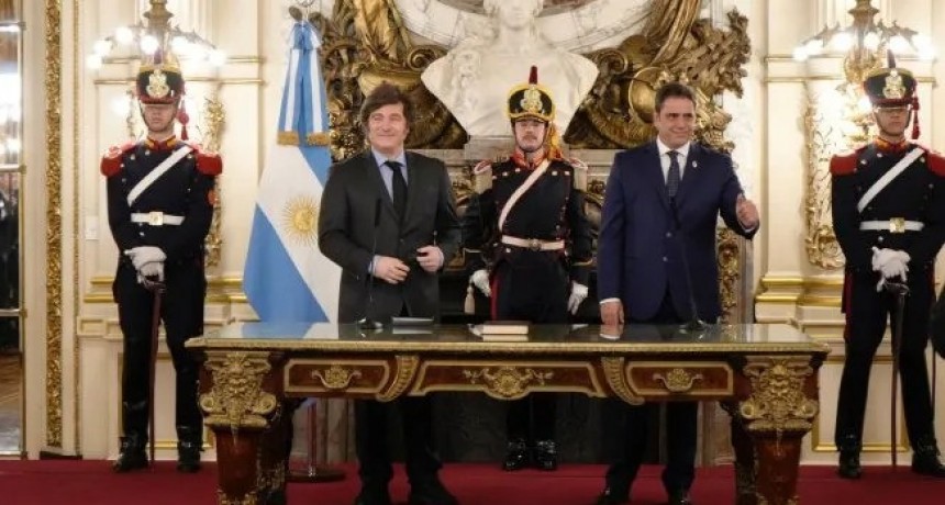 Lisandro Catalán tomó juramento como Ministro del Interior