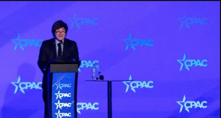 Javier Milei brindó un discurso en la CPAC y elogió la economía paraguaya