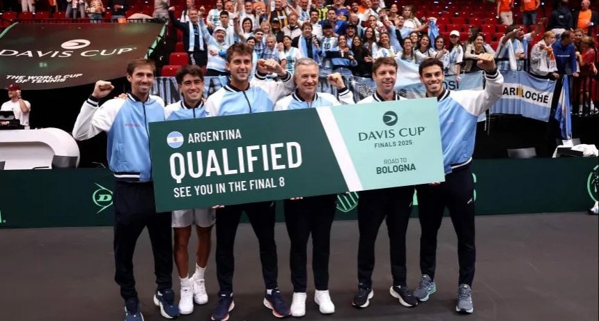 Tenis: Argentina enfrentará a Alemania en la Copa Davis
