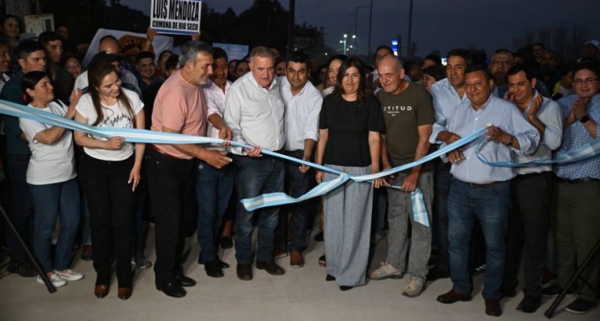 Jaldo inauguró mejoras en la Ruta Nacional 38 en La Cocha