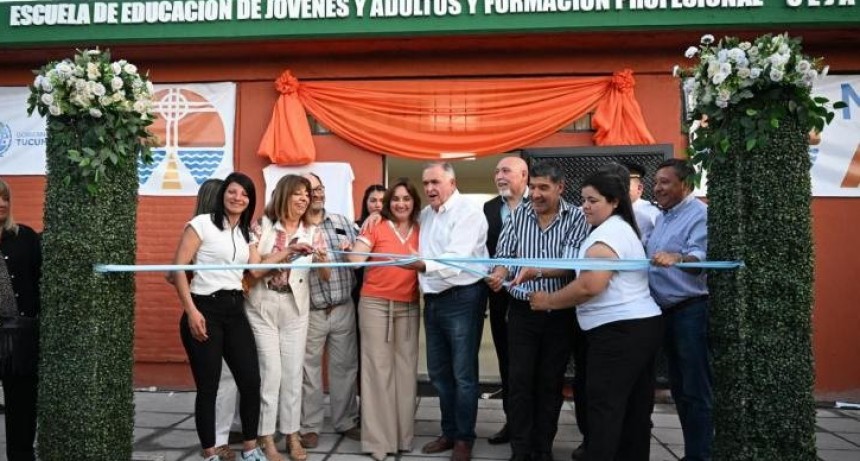 Jaldo inauguró varias obras y entregó vehículos en Alderetes