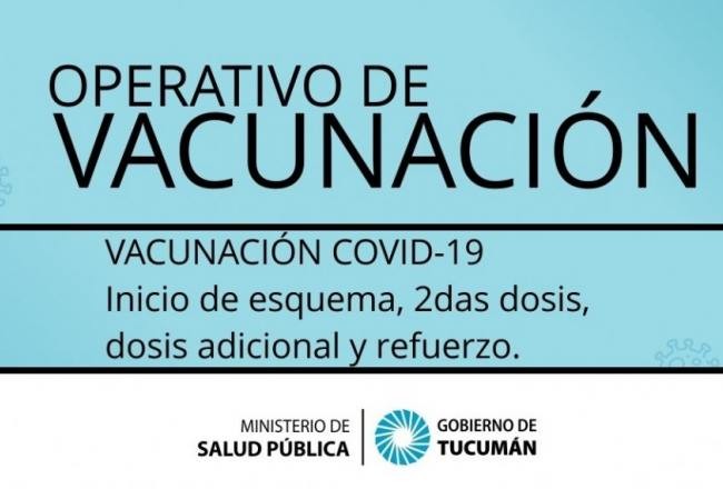 Alberdi y las comunas de Escaba y La Calera reciben al Operativo de Vacunación