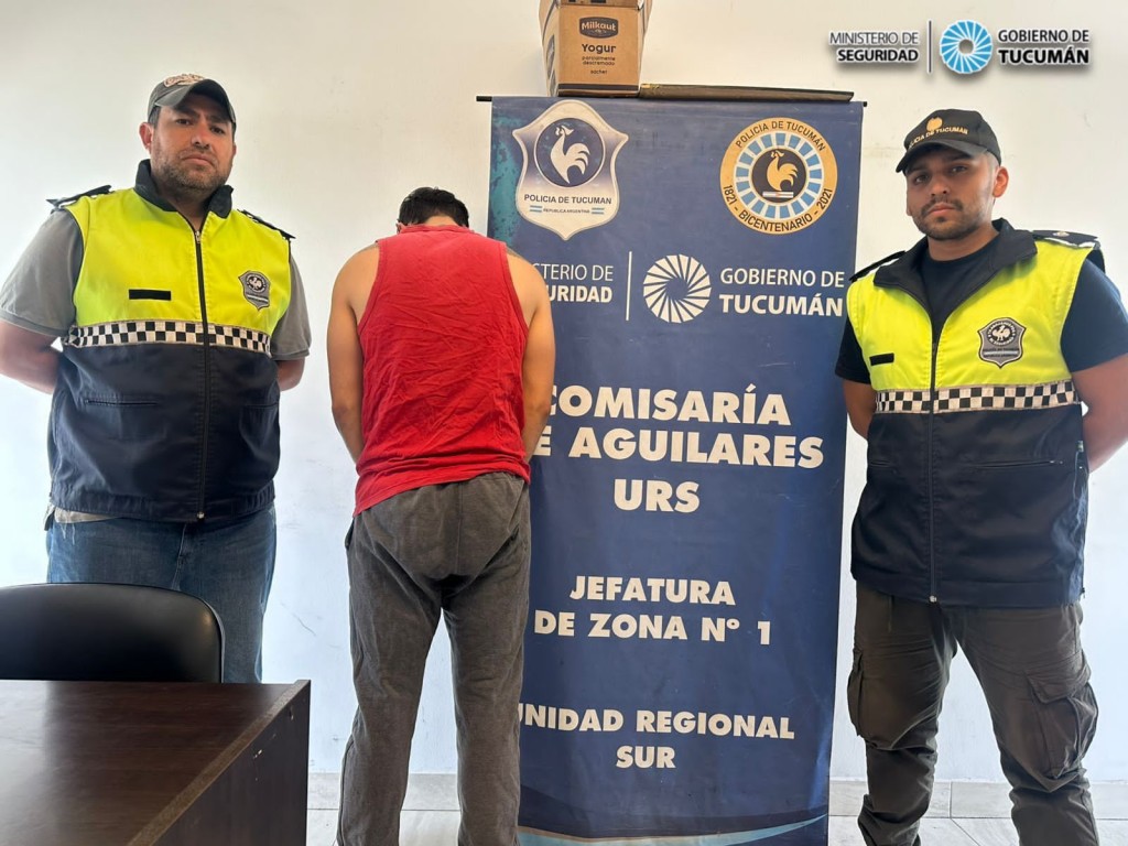 AGUILARES: ARRESTARON AL ACUSADO POR UN ABUSO SEXUAL