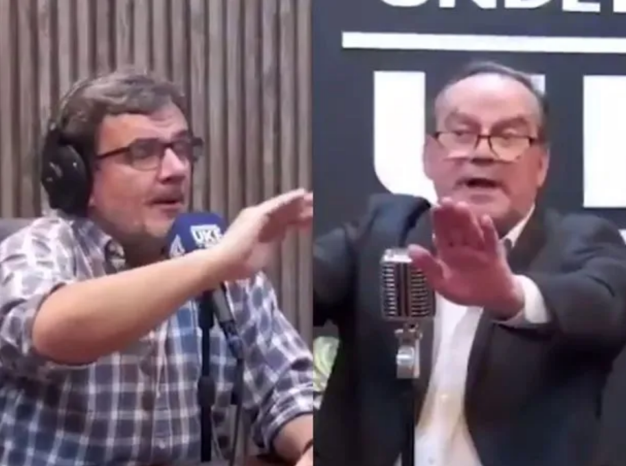 Uruguay: conductor y sindicalista terminaron a las piñas en pleno streaming 