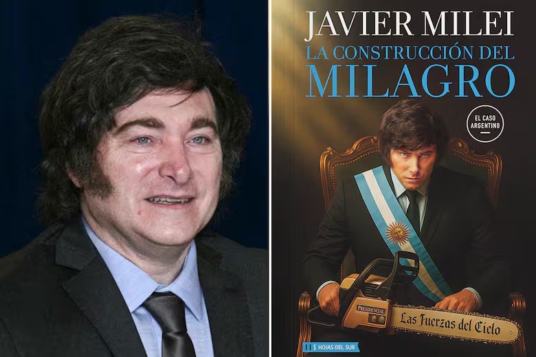 Javier Milei protagonizó un show musical en la presentación de su nuevo libro