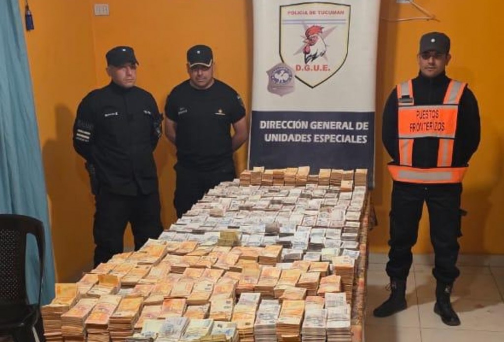 Operativo Lapacho: incautaron 500 millones de pesos que intentaban pasar por la frontera
