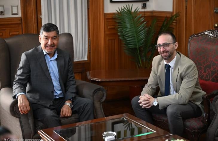 Miguel Acevedo se reunío con el Secretario contable del Siprosa 