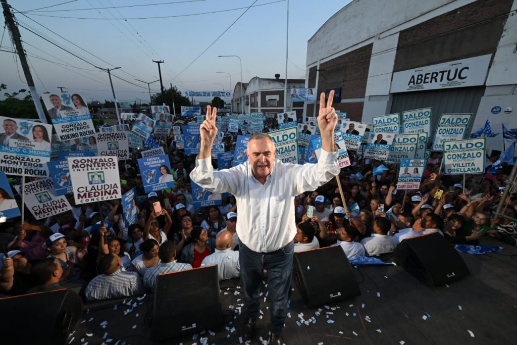 Jaldo encabezó un multitudinario acto en Banda del Río Salí junto a dirigentes y militantes del Frente Tucumán Primero