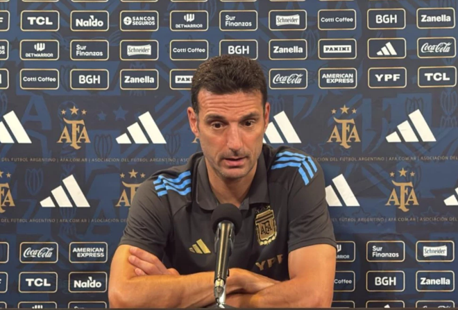 Tras el 6-0 ante Puerto Rico, Scaloni habló del rendimiento de Nico González: 