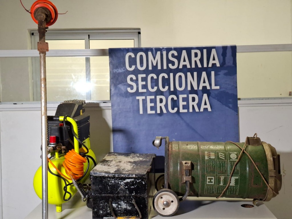 Allanamientos: recuperan la totalidad de los bienes sustraídos a un vecino