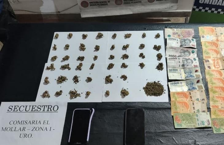 Atraparon a dos presuntos dealers mientras realizaban controles vehiculares