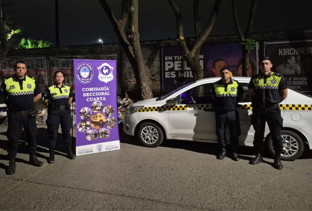 La Policía recuperó un taxi que había sido robado por un pasajero que lo abordó