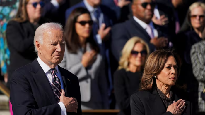 Kamala Harris pidió oraciones por la salud de Joe Biden
