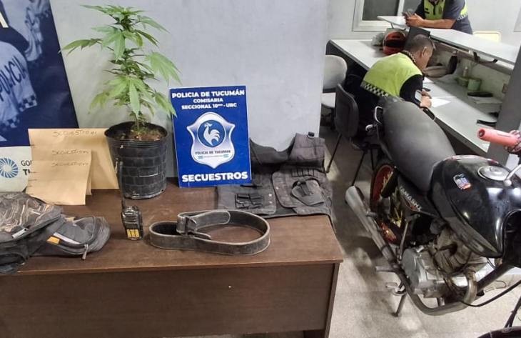 La policía secuestro drogas y elementos para su fraccionamiento 
