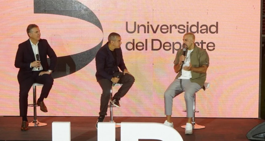 Juan Sebastián Verón lanzó la Universidad del Deporte