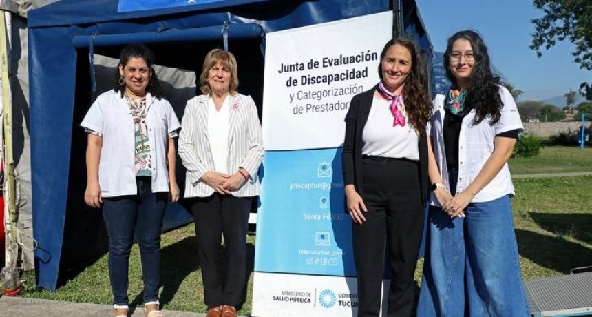 Equipos de la Junta de Discapacidad e Incluir Salud visitaron Tafí del Valle