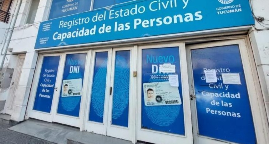 El Registro Civil abrirá sábados y domingo para entregar DNI antes de las elecciones