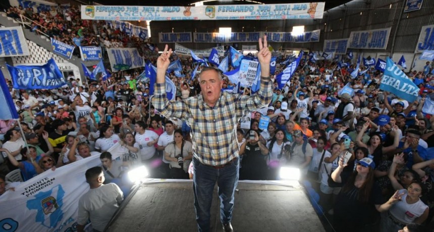 Jaldo encabezó un masivo acto en Central Norte: "Tenemos que elegir qué Estado queremos: uno presente o uno ausente"