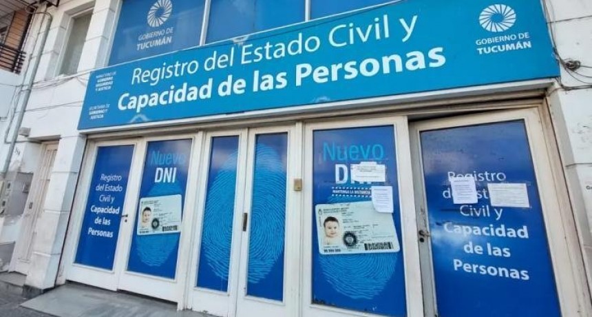 El Registro Civil abrirá este sábado y domingo para entrega de DNI
