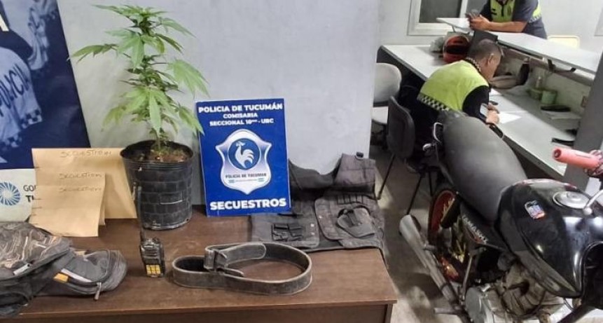 La policía secuestro drogas y elementos para su fraccionamiento