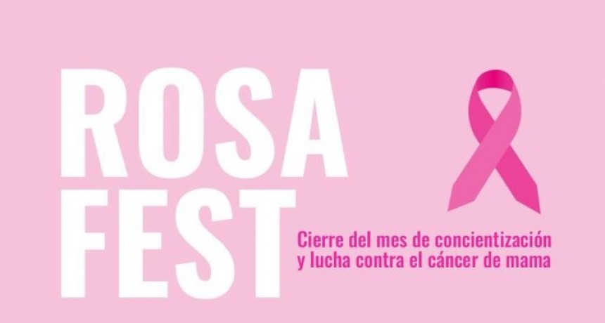 Se dictará una jornada de concientización sobre cáncer de mama en el Rosa Fest 