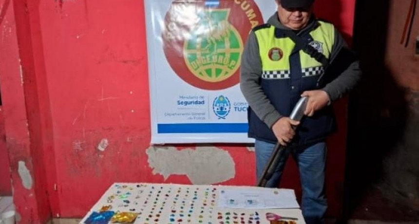 Secuestran más de 200 dosis de cocaína durante allanamientos en Alderetes