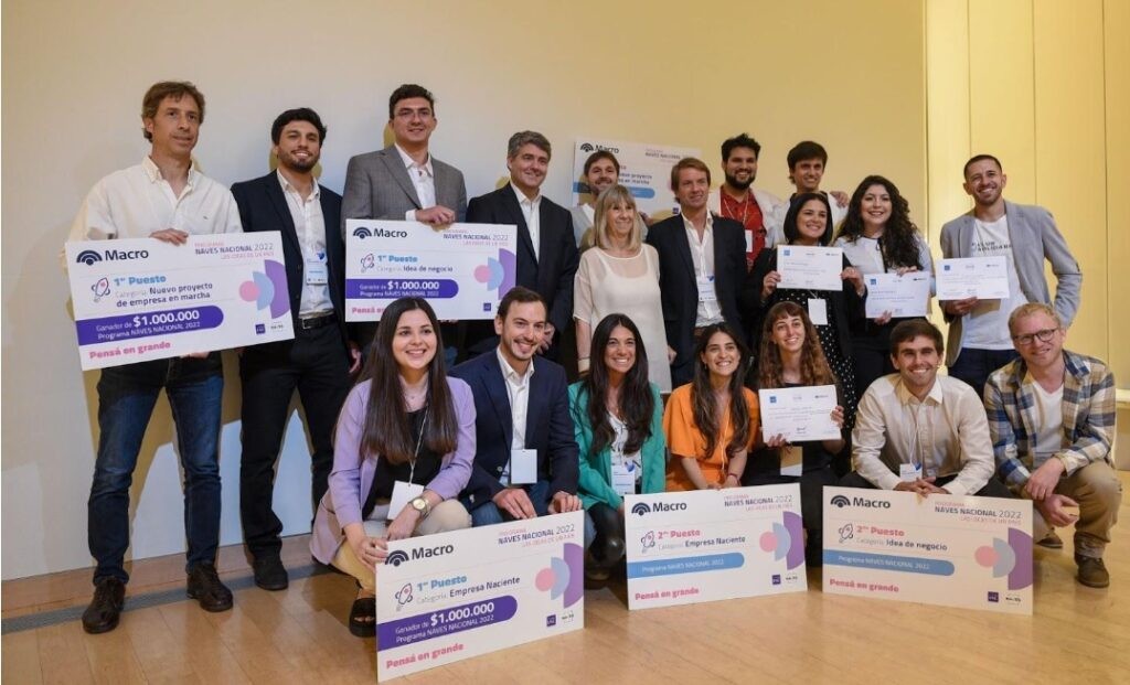 Banco Macro y el Centro de Entrepreneurship del IAE premiaron a los ganadores de NAVES 2022