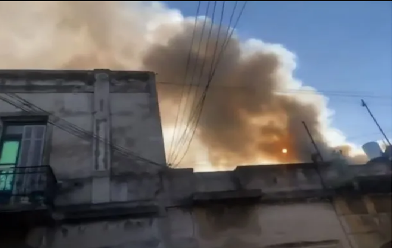 Se produjo un incendio en un conventillo en la Boca