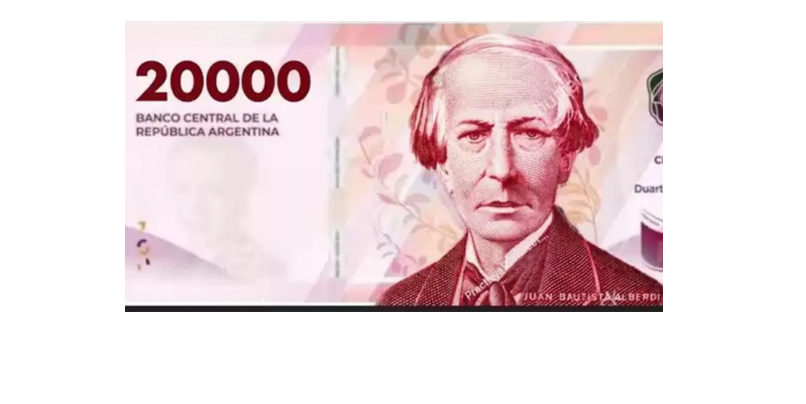 Desde hoy circula el Billete de $20.000