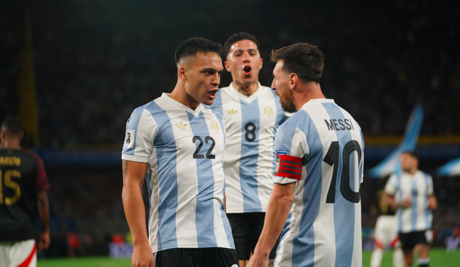 Lautaro Martínez le dio el triunfo a la Selección Argentina ante Perú