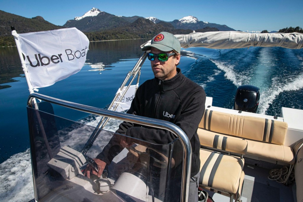 Bariloche pionera: Uber Boat llega a Argentina