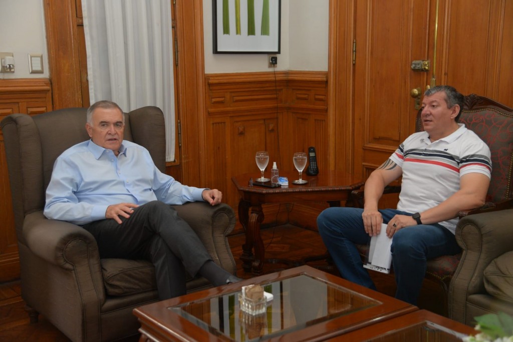 El gobernador Jaldo recibió al titular de Uatre en Tucumán