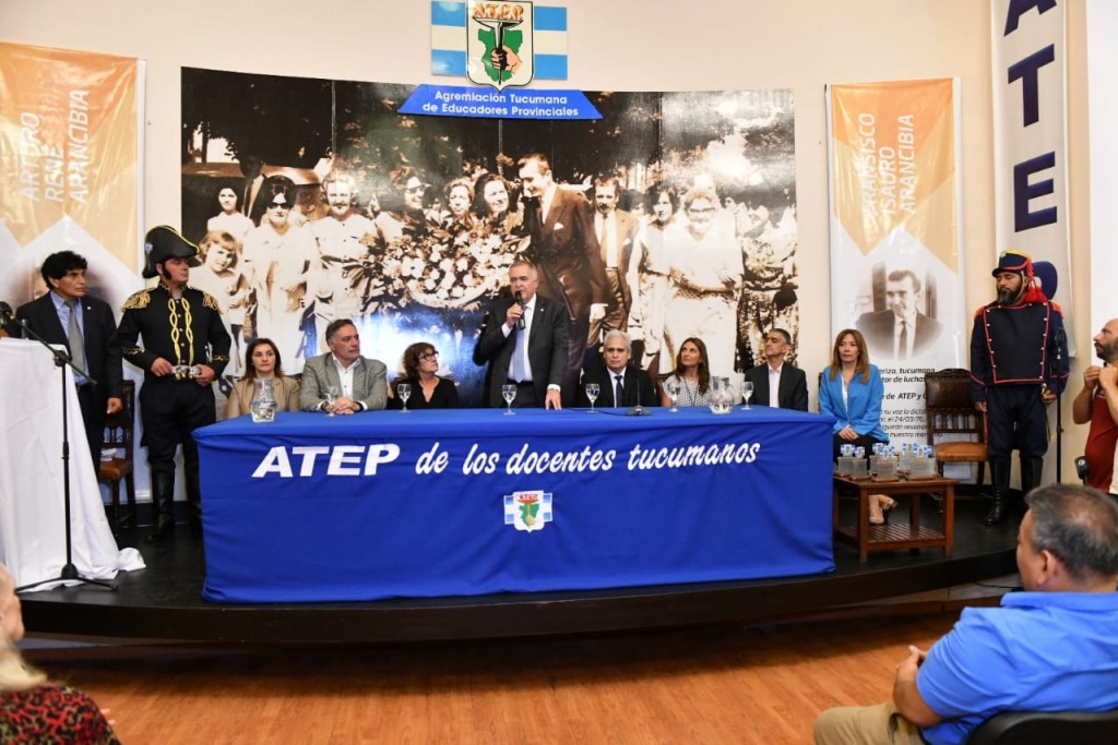 El Gobernador participó del 75° aniversario de ATEP