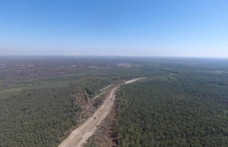 El Gobierno provincial avanza con la obra de encauce del Río Medina