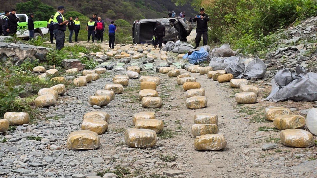 Golpe al narcotráfico: Secuestran más de 300 kilos de marihuana