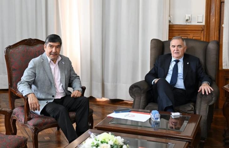 El gobernador Jaldo se reunió con  Miguel Acevedo 