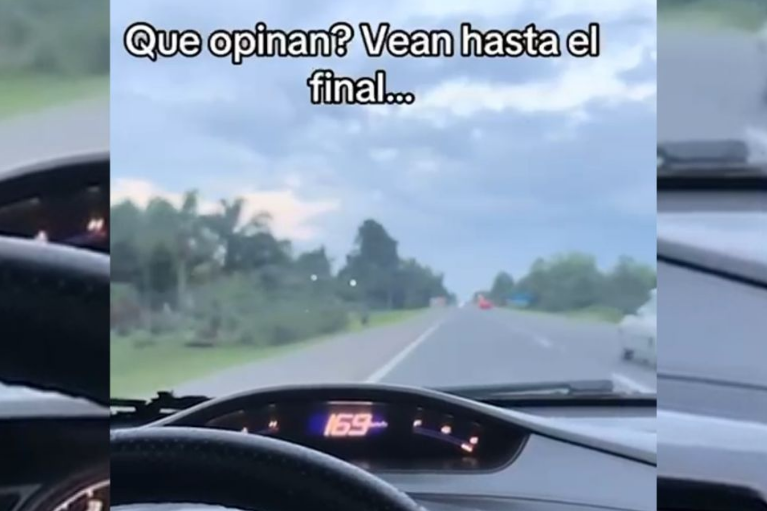 Conducía a 170 km/h con su pequeño hijo sin cinturón: será inhabilitado