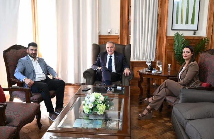 Jaldo recibió a la intendenta de Bella Vista, Paula Quiles