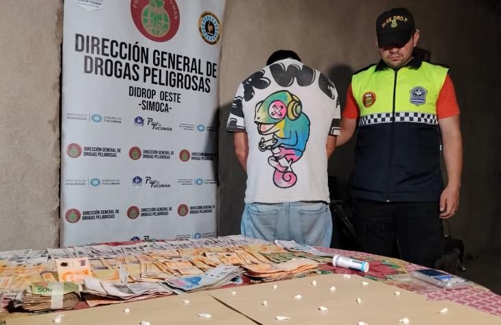 Desbaratan cinco kioscos de venta de drogas en Famaillá