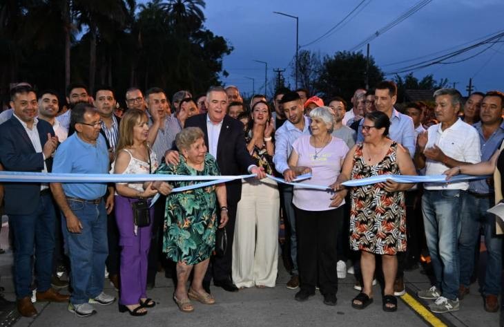 Jaldo inauguró la emblemática obra del canal Independencia en Bella Vista y también recorrió obras en ejecución