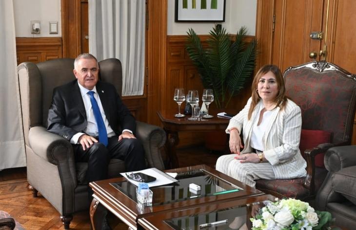 El Gobernador se reunió con la senadora Beatriz Ávila
