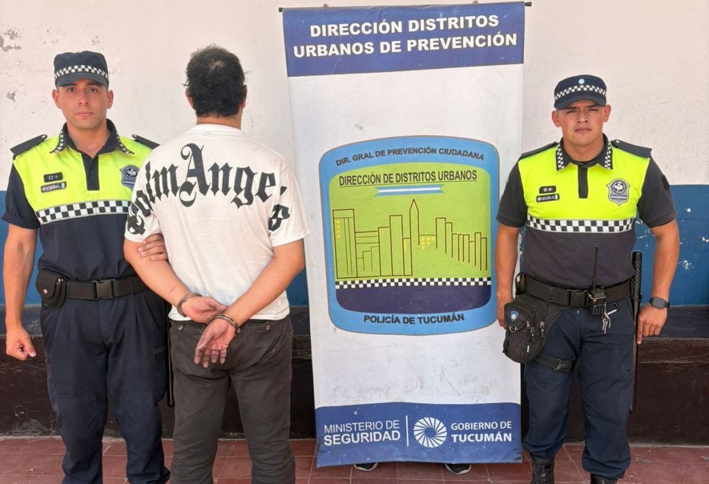 APREHENDEN A UNA PERSONA POR GOLPEAR A SU PAREJA 