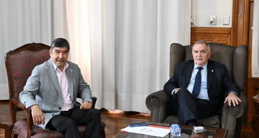 El gobernador Jaldo se reunió con  Miguel Acevedo 