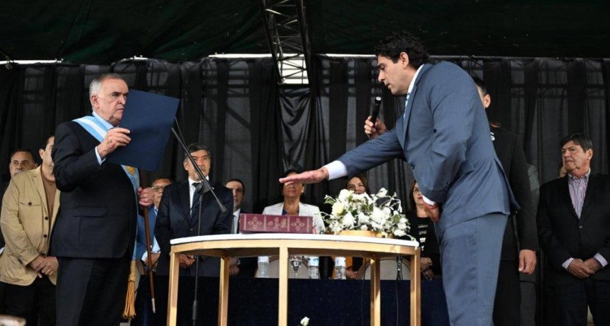 Jaldo encabezó la asunción de Romano como intendente de Alberdi