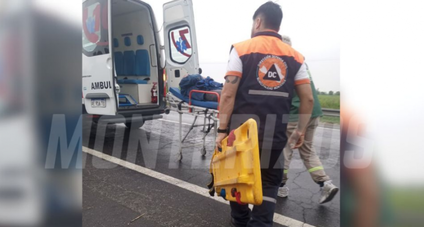 Cuatro heridos por un siniestro vial en la Ruta 38