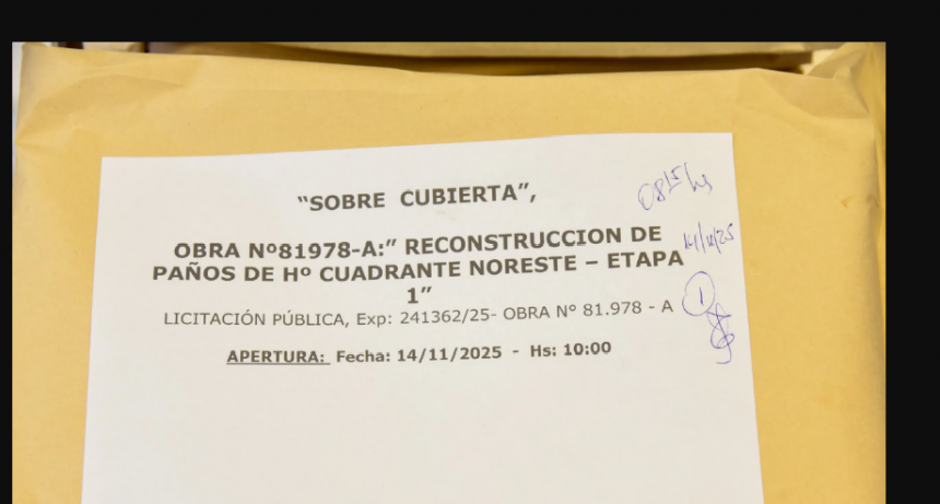 Licitan obras de reconstrucción del hormigón de calles y avenidas del noreste de la ciudad