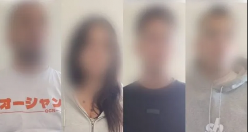 Fueron detenidos 4 jovenes con más de 60 dosis de drogas sintéticas en Puente Saavedra