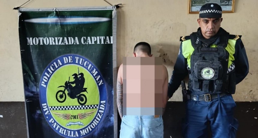 GOLPEÓ A SU MADRE Y TERMINÓ EN LA COMISARÍA 