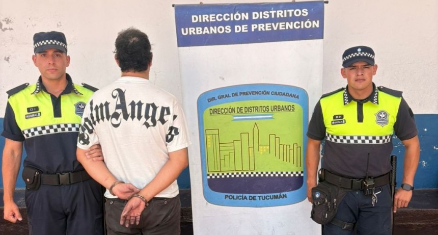 APREHENDEN A UNA PERSONA POR GOLPEAR A SU PAREJA 